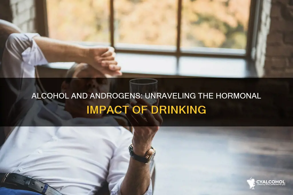 does alcohol increase androgens
