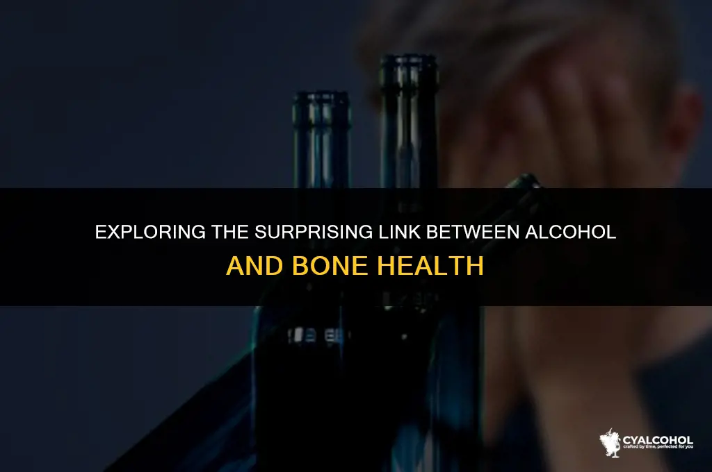 does alcohol increase bone density