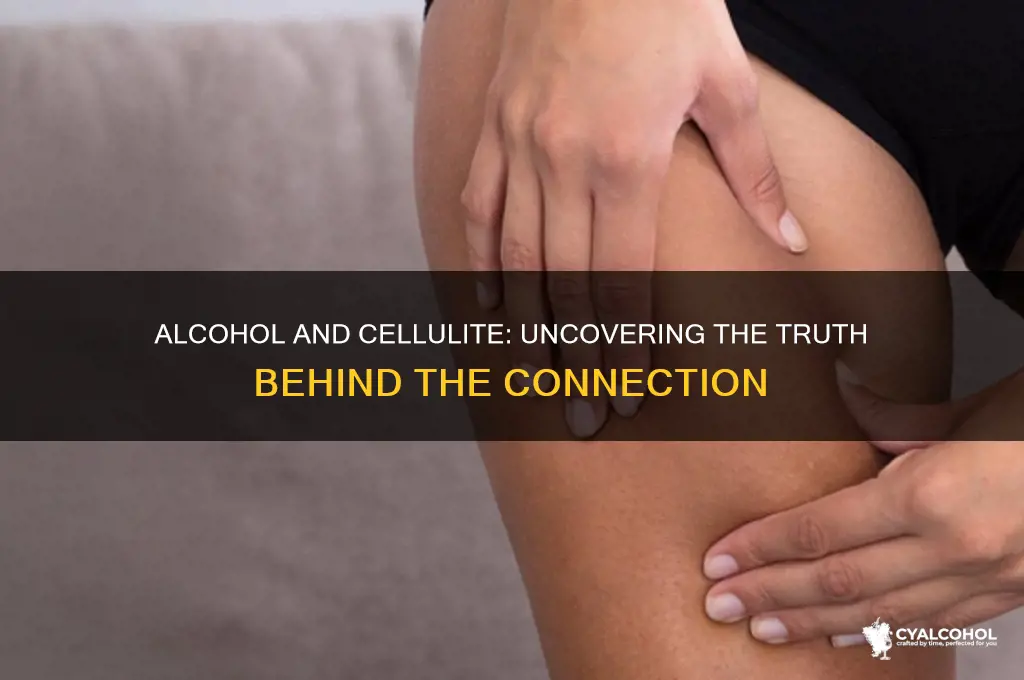 does alcohol increase cellulite