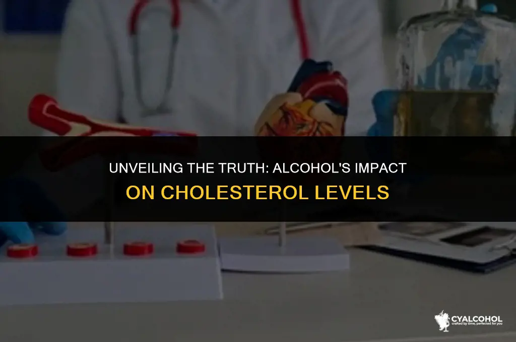 does alcohol increase cholesterol nhs