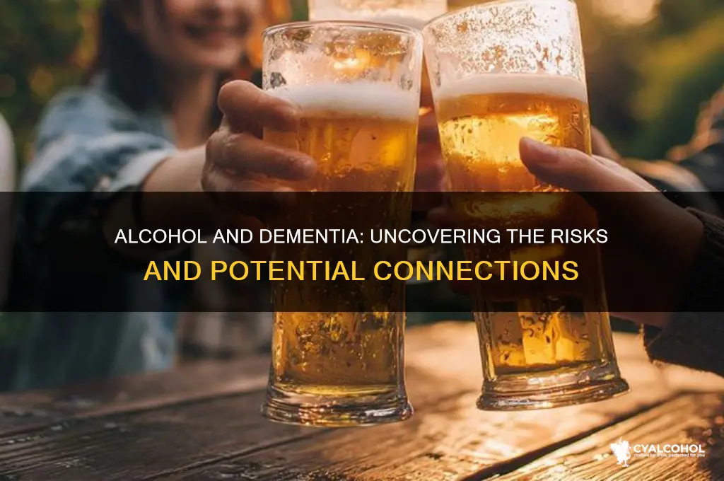 does alcohol increase dementia