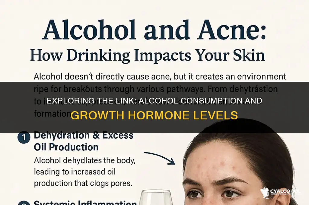 does alcohol increase growth hormone