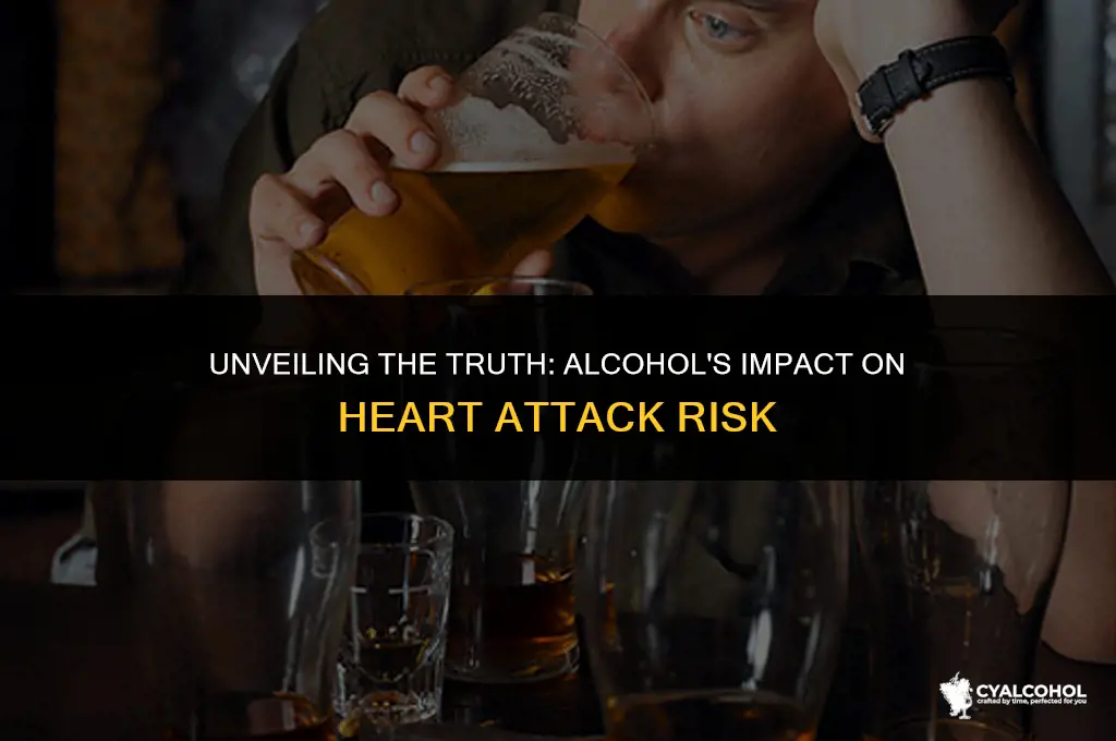 does alcohol increase heart attack