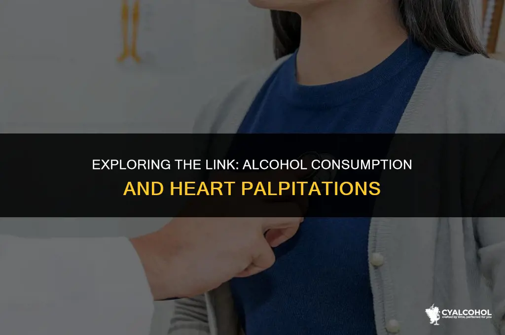 does alcohol increase heart palpitations