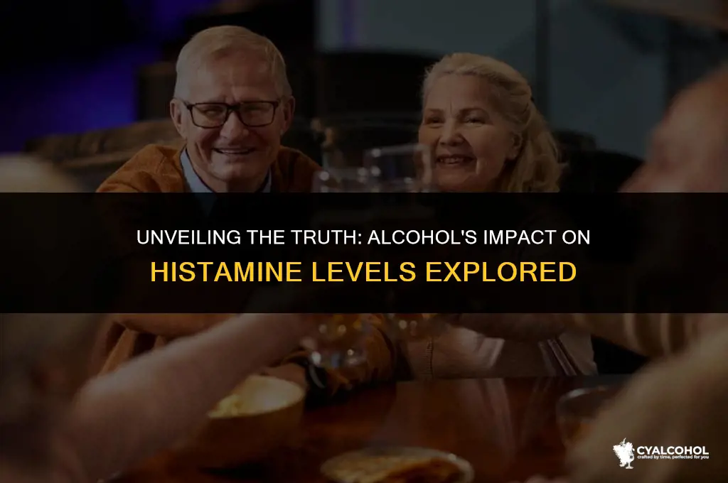 does alcohol increase histamine levels