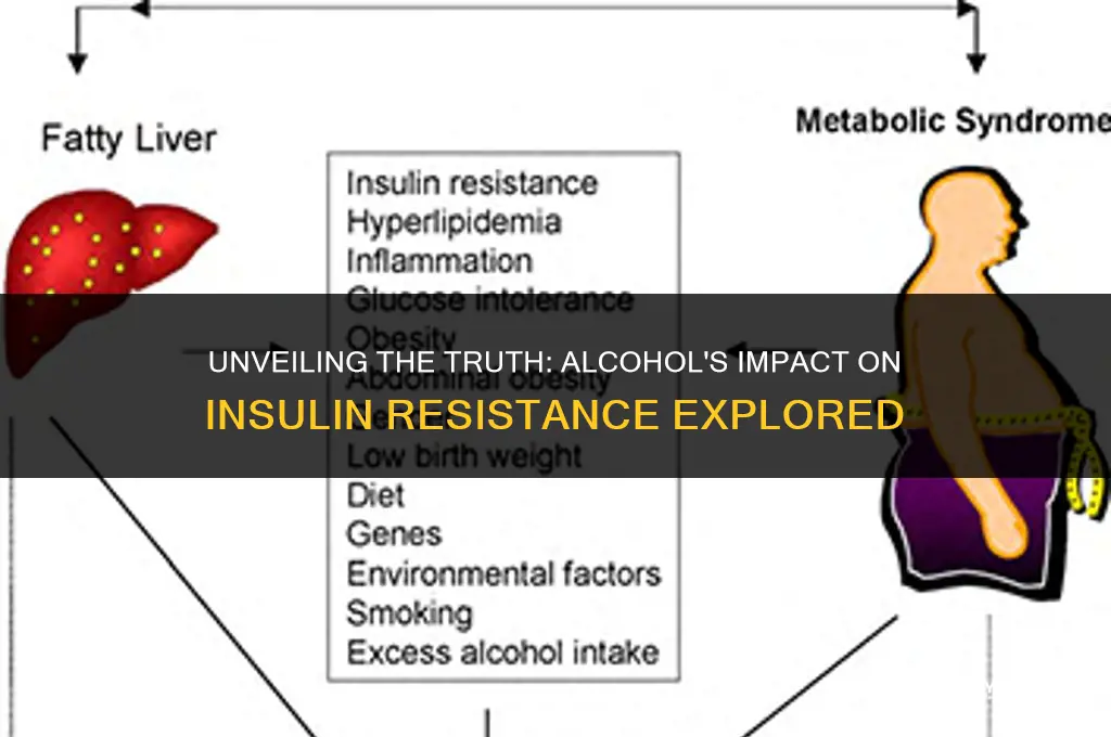does alcohol increase insulin resistance