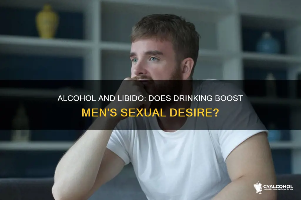 does alcohol increase libido in men
