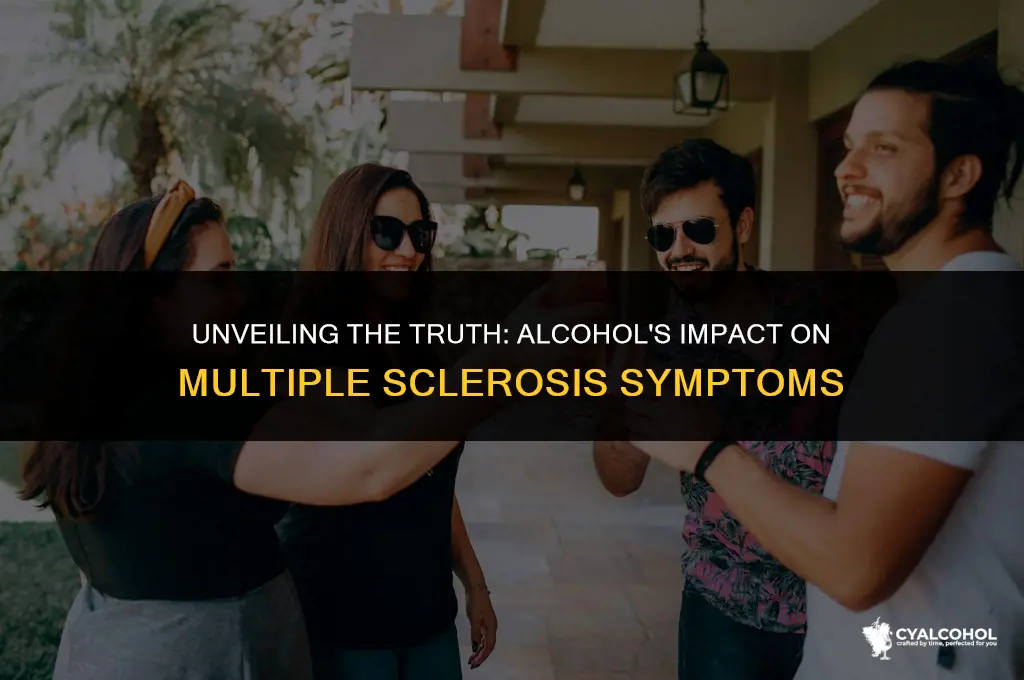 does alcohol increase ms symptoms