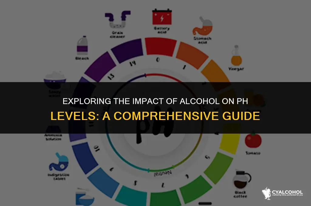 does alcohol increase ph levels