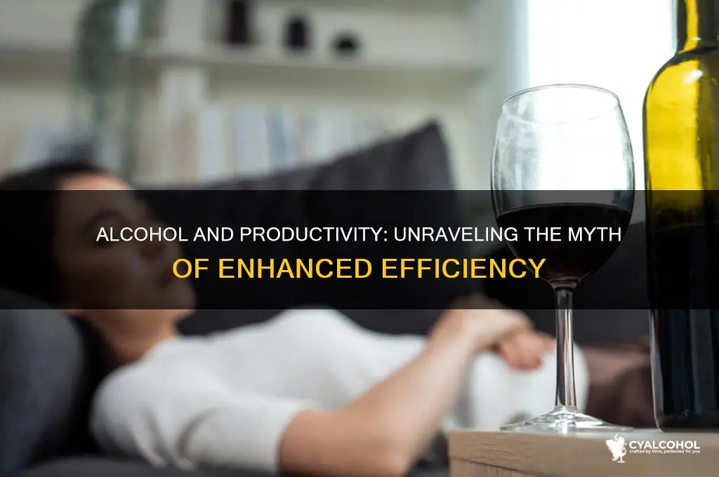 does alcohol increase productivity