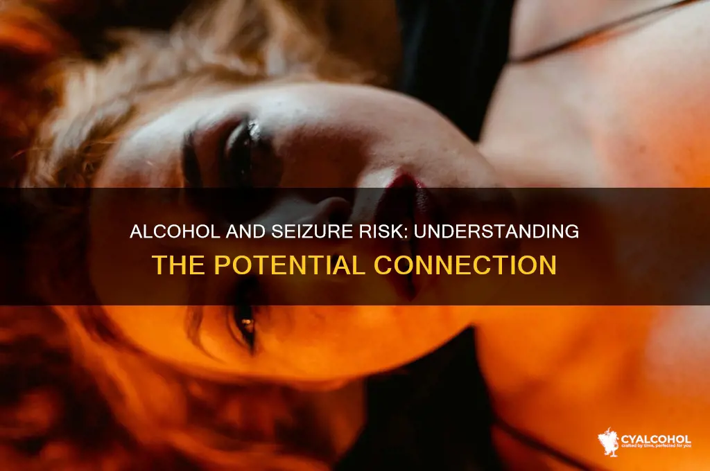 does alcohol increase risk of seizure