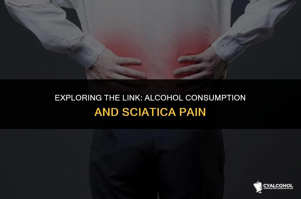 does alcohol increase sciatica pain