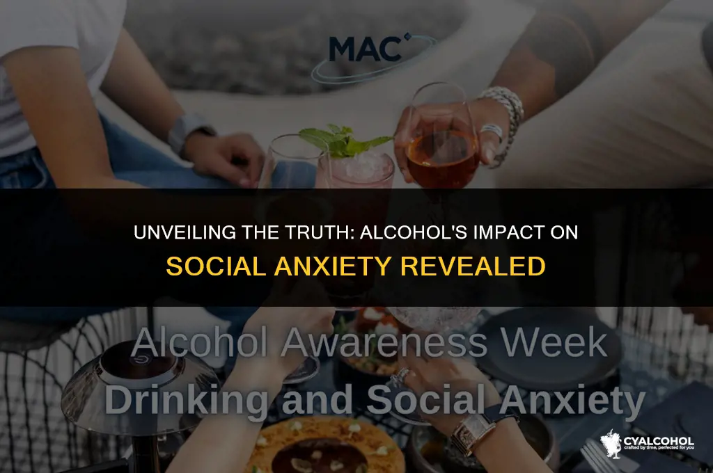 does alcohol increase social anxiety
