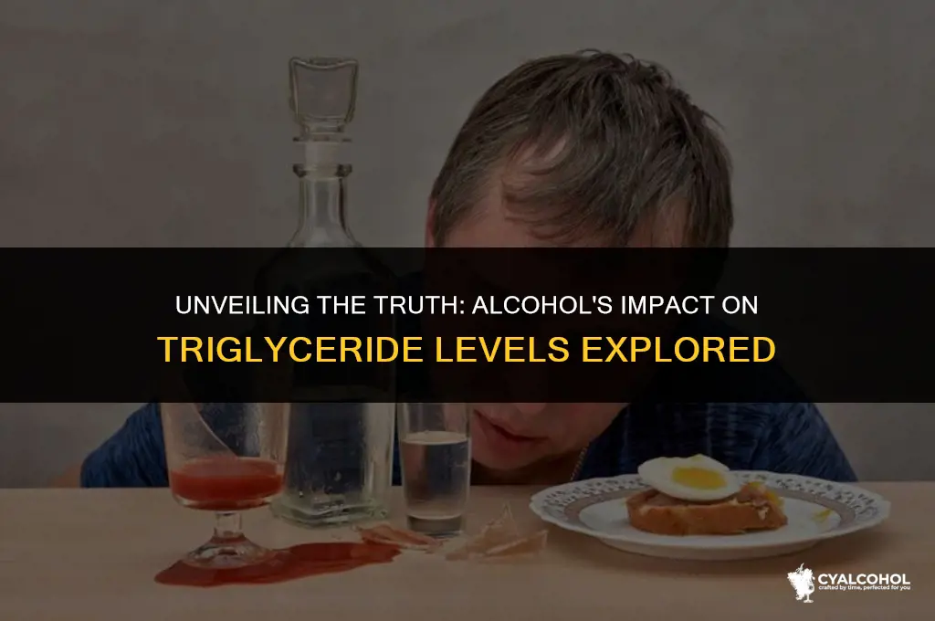 does alcohol increase triglyceride levels