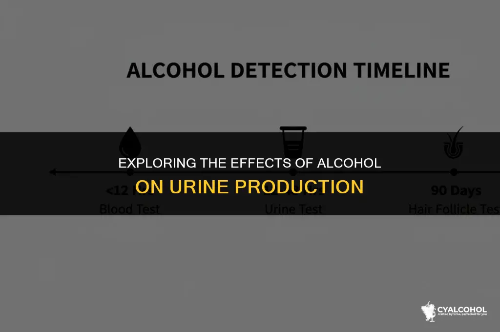 does alcohol increase urine output