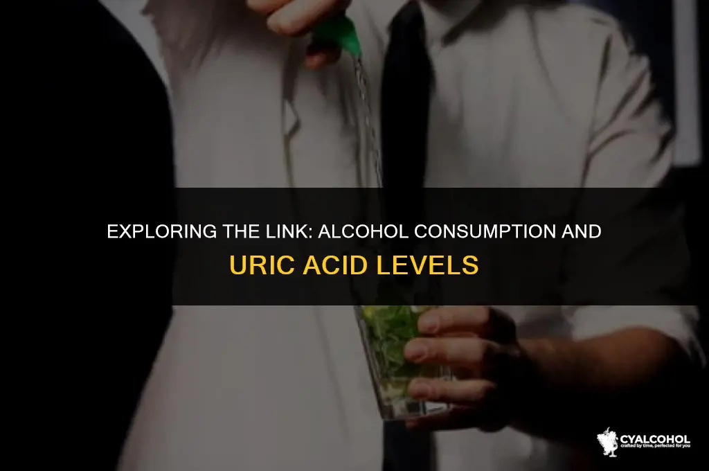 does alcohol increases uric acid