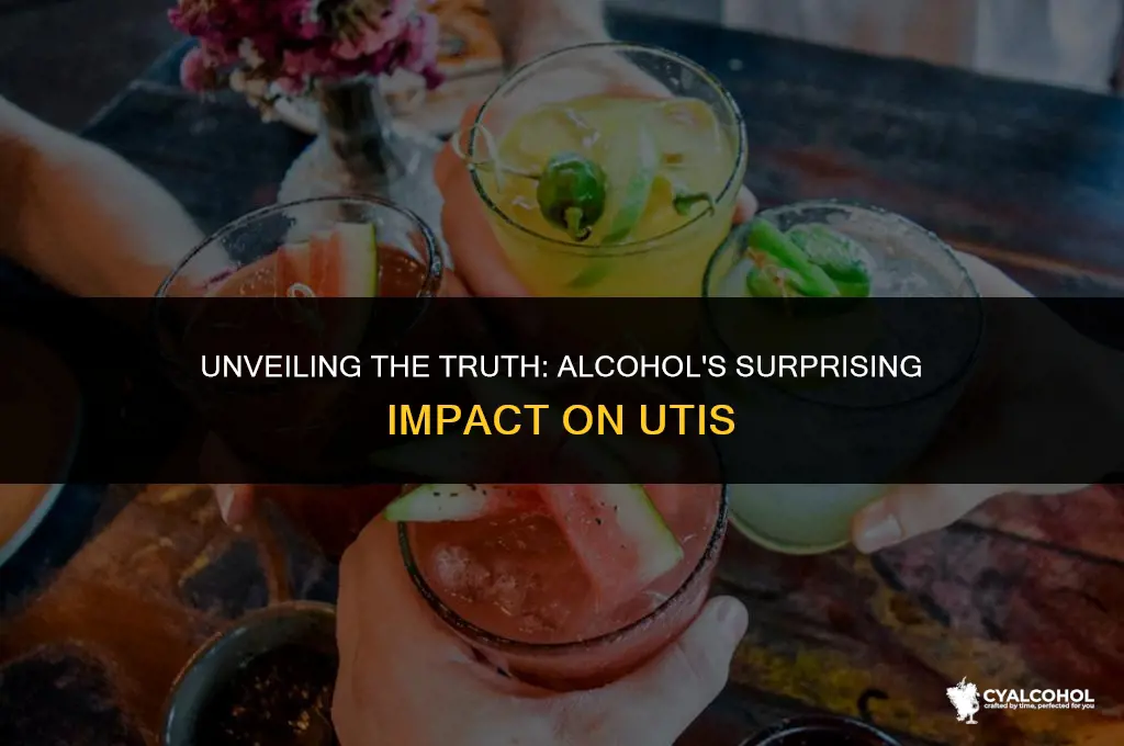 does alcohol induce a uti