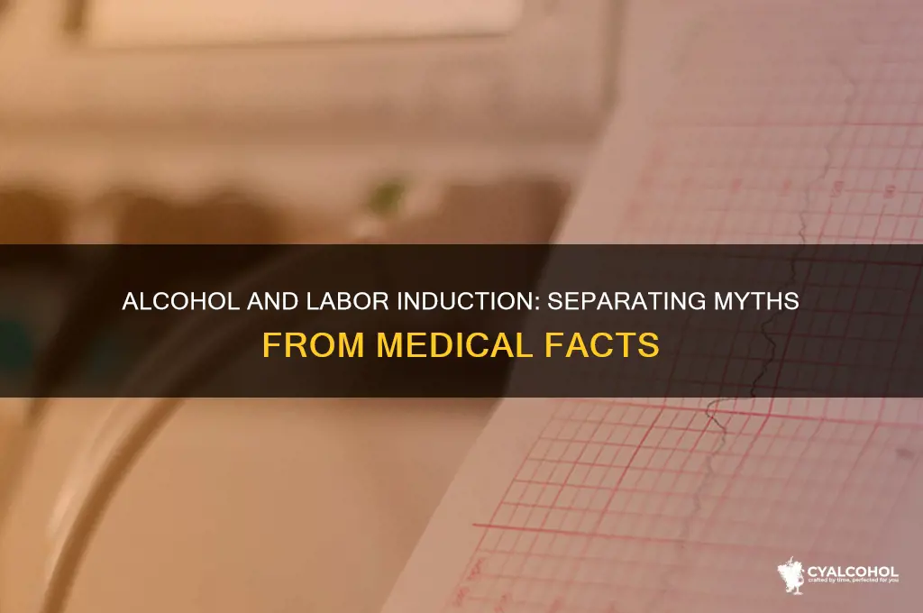 does alcohol induce labor