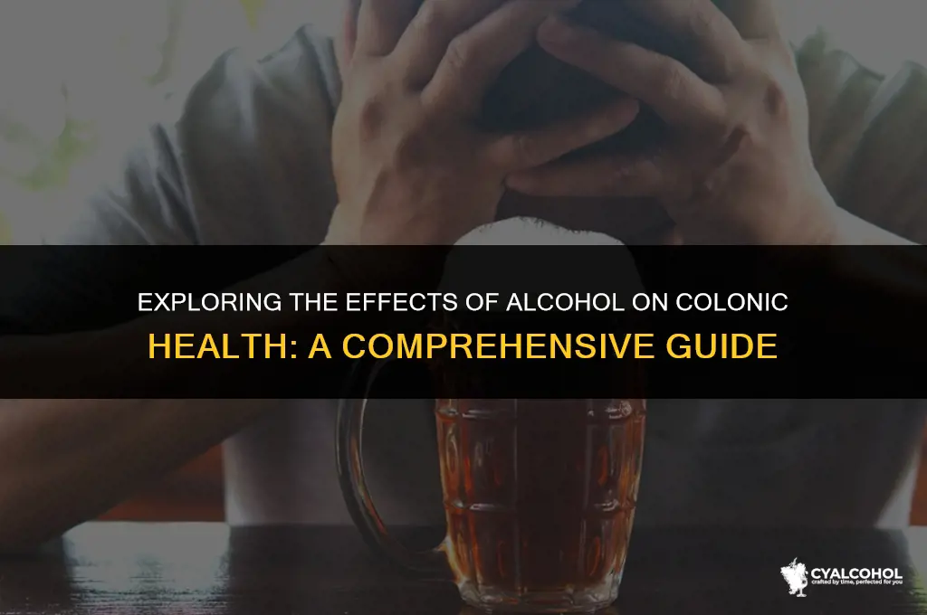 does alcohol inflame the colon