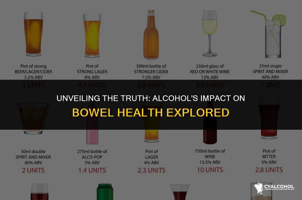 does alcohol inflame your bowels