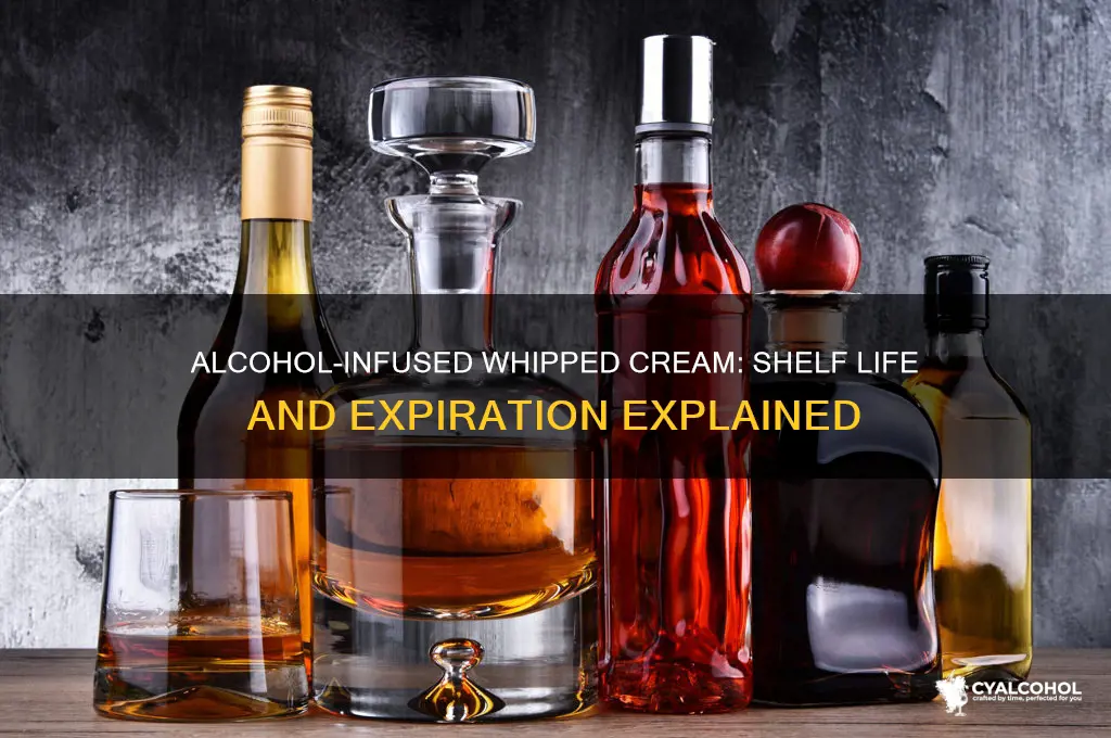 does alcohol infused whipped cream expire