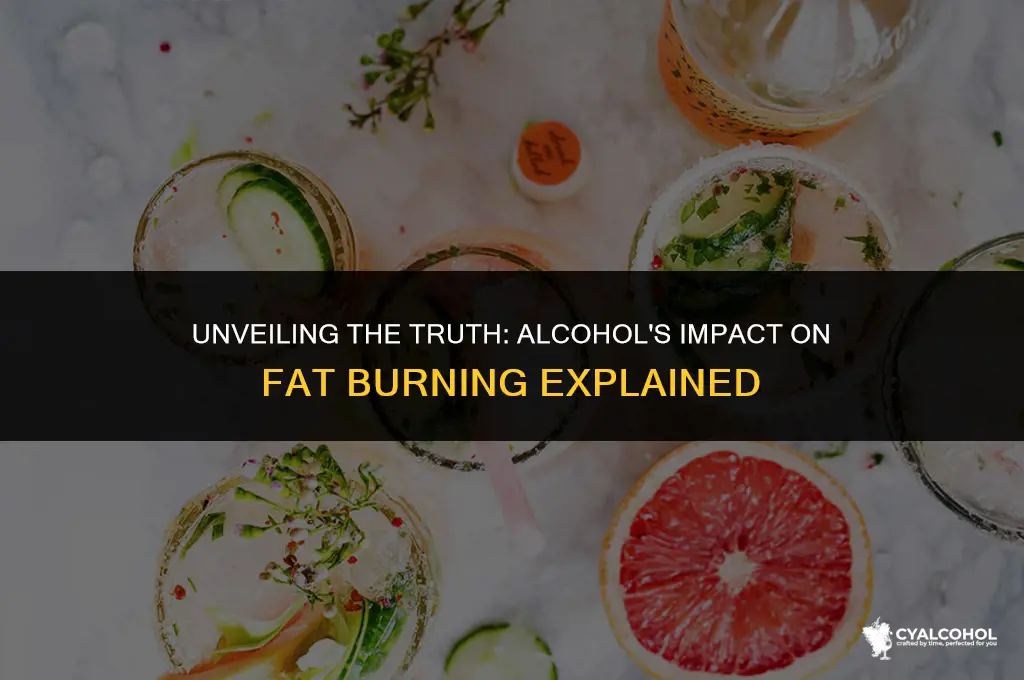 does alcohol inhibit fat burning