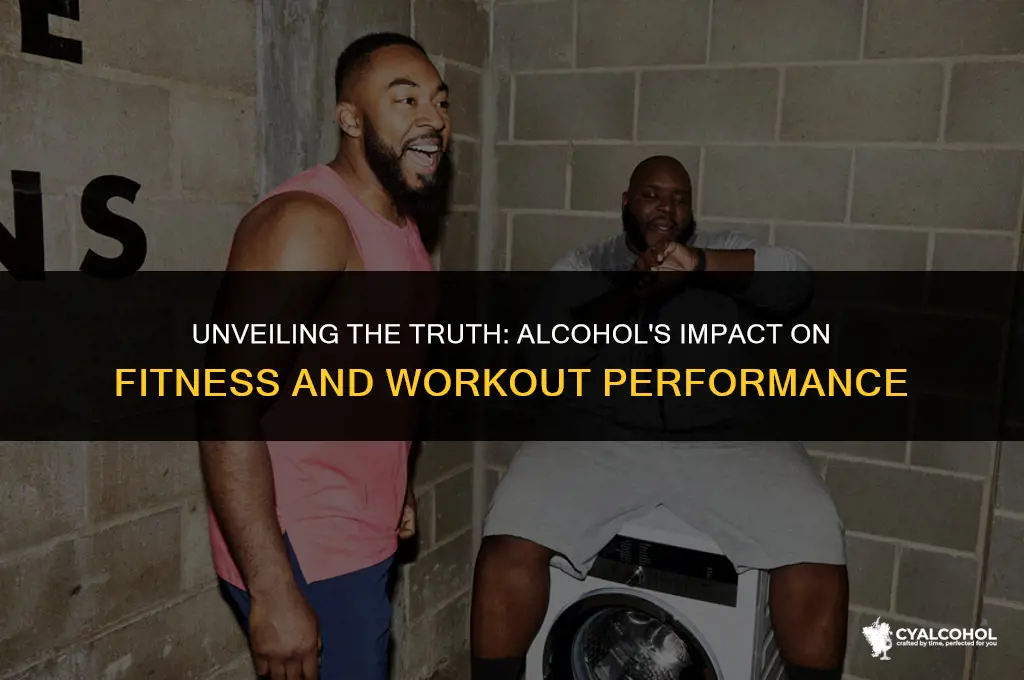 does alcohol inhibit working out