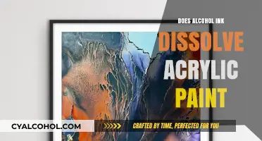 Alcohol Ink and Acrylic Paint: Do They Mix or Dissolve?