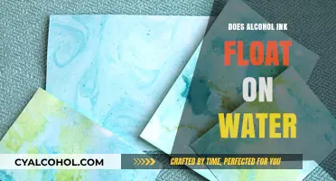 Does Alcohol Ink Float on Water? Exploring the Science and Art