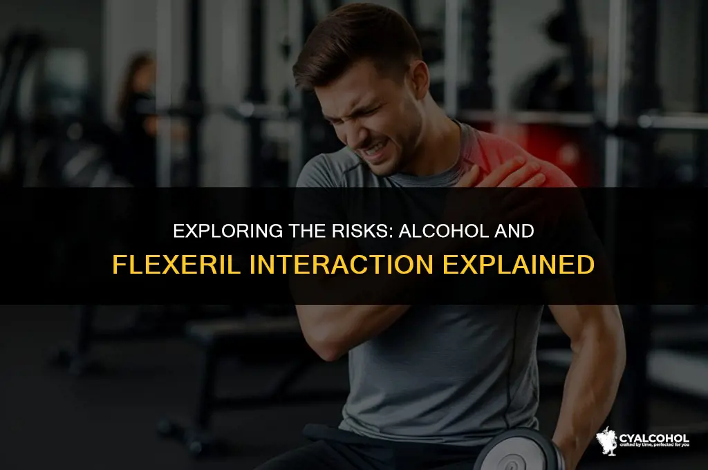 does alcohol interact with flexeril