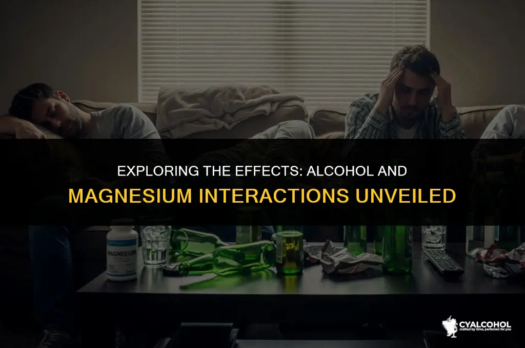 does alcohol interact with magnesium
