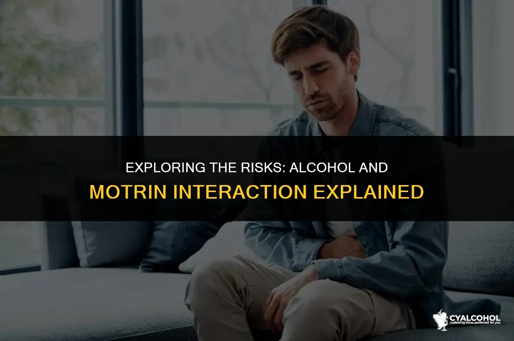 does alcohol interact with motrin
