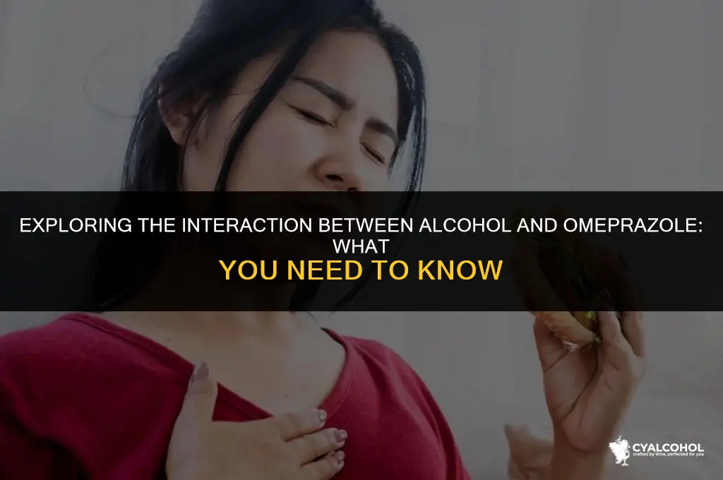 does alcohol interact with omeprazole