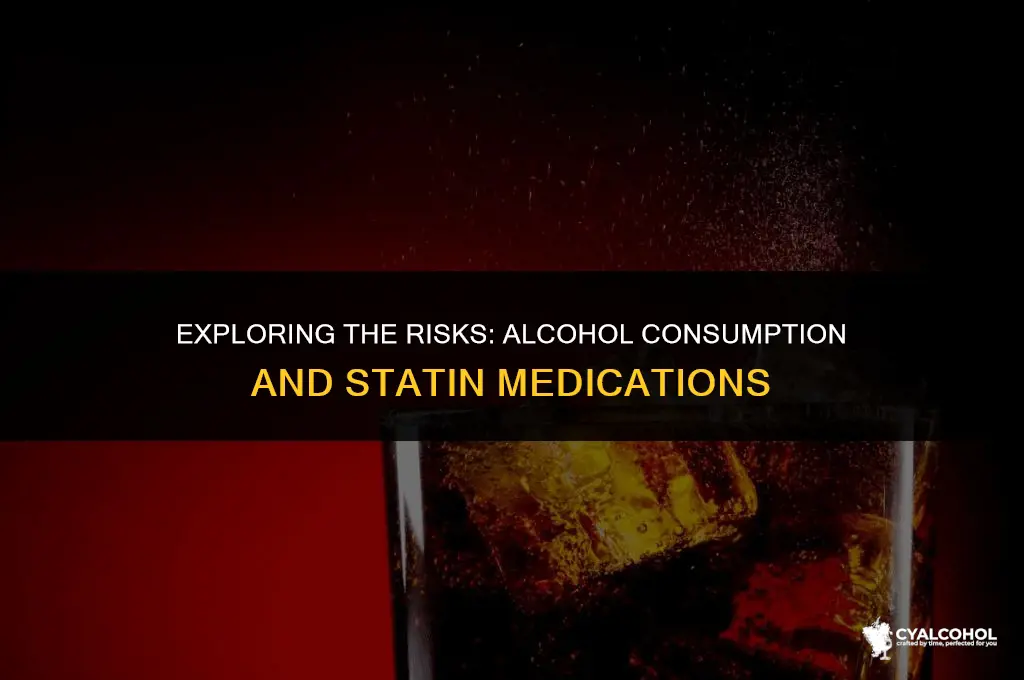 does alcohol interact with statins