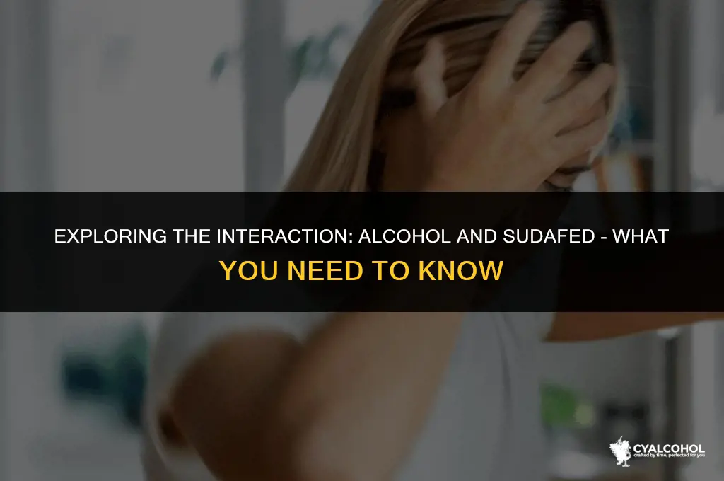 does alcohol interact with sudafed