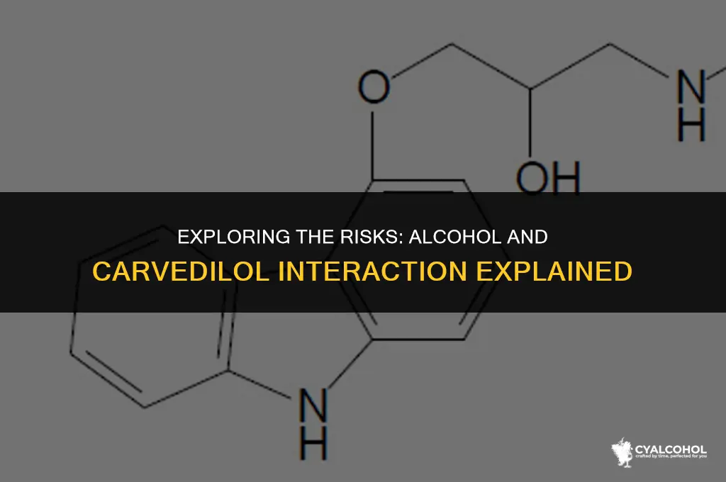 does alcohol interaction with carvedilol