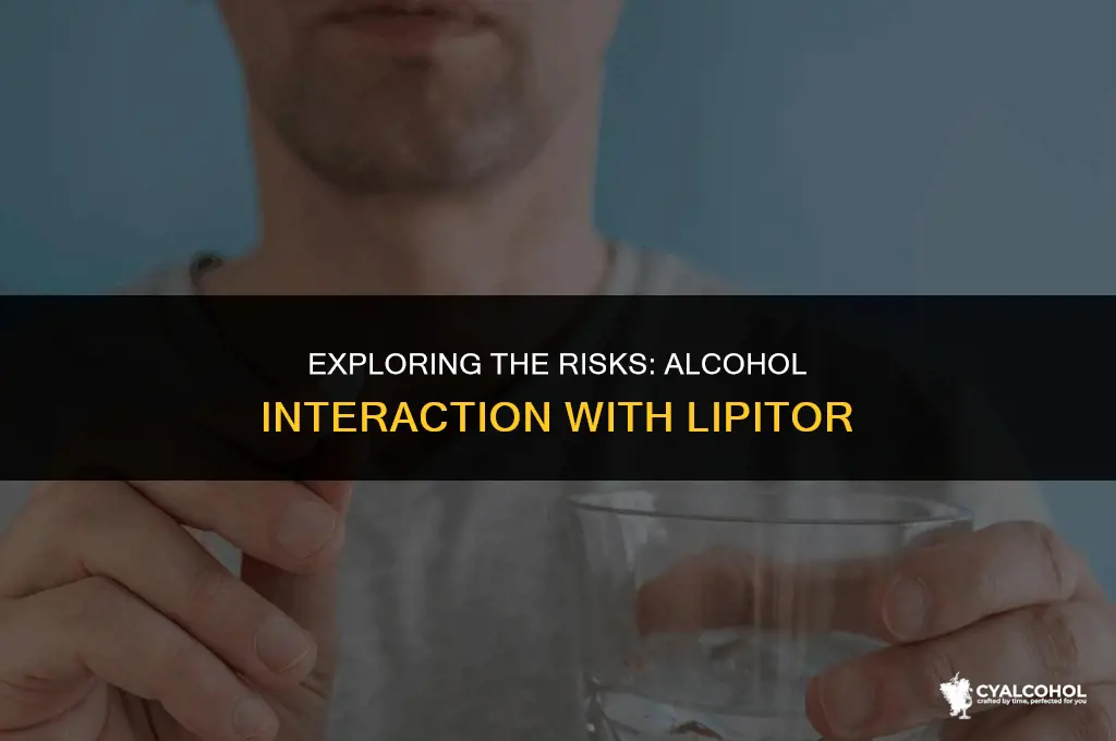 does alcohol interaction with lipitor