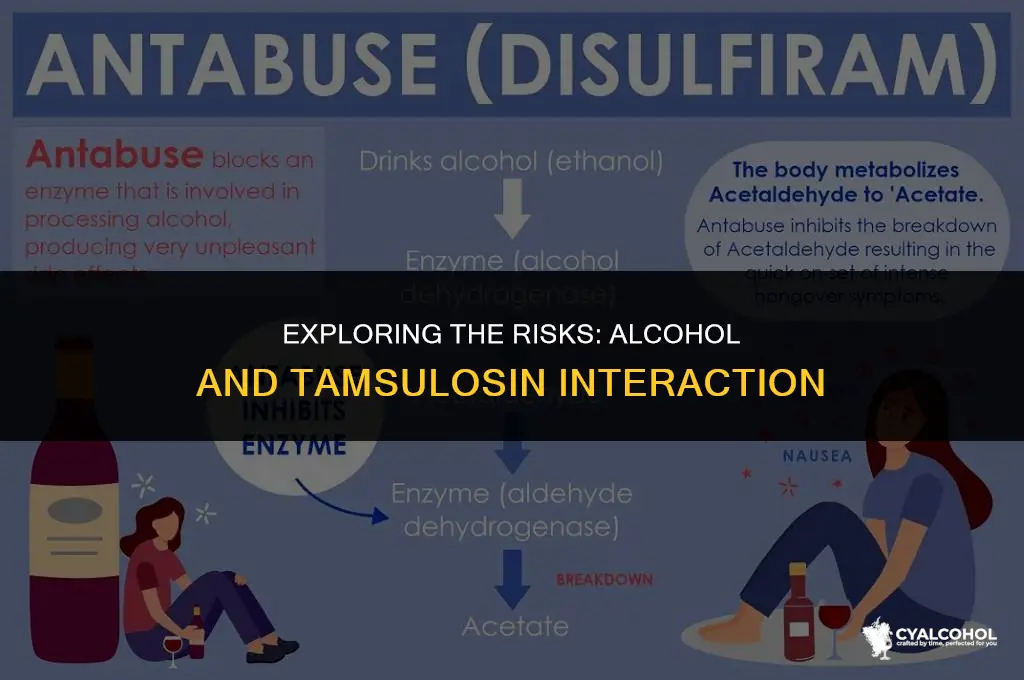 does alcohol interaction with tamsulosin