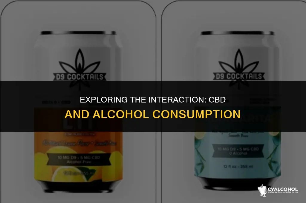 does alcohol interfear with cdb
