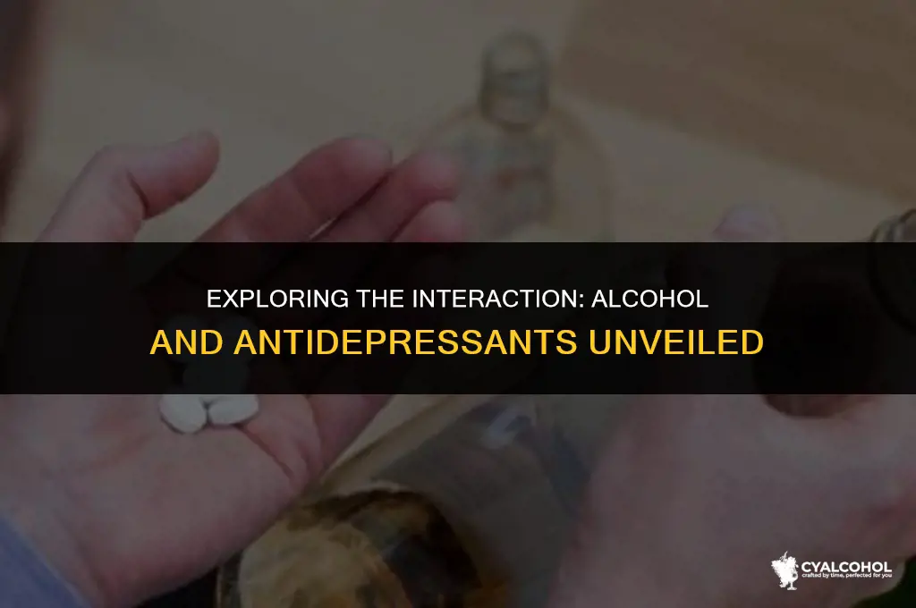does alcohol interfere with antidepressants