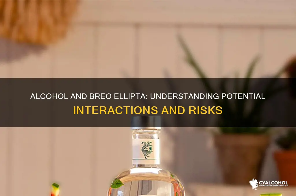 does alcohol interfere with breo ellipta
