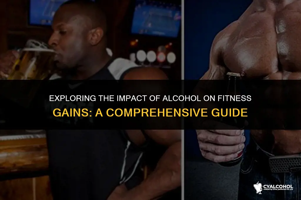 does alcohol interfere with gains