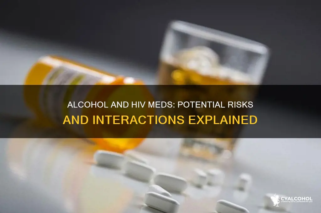 does alcohol interfere with hiv retrovirals
