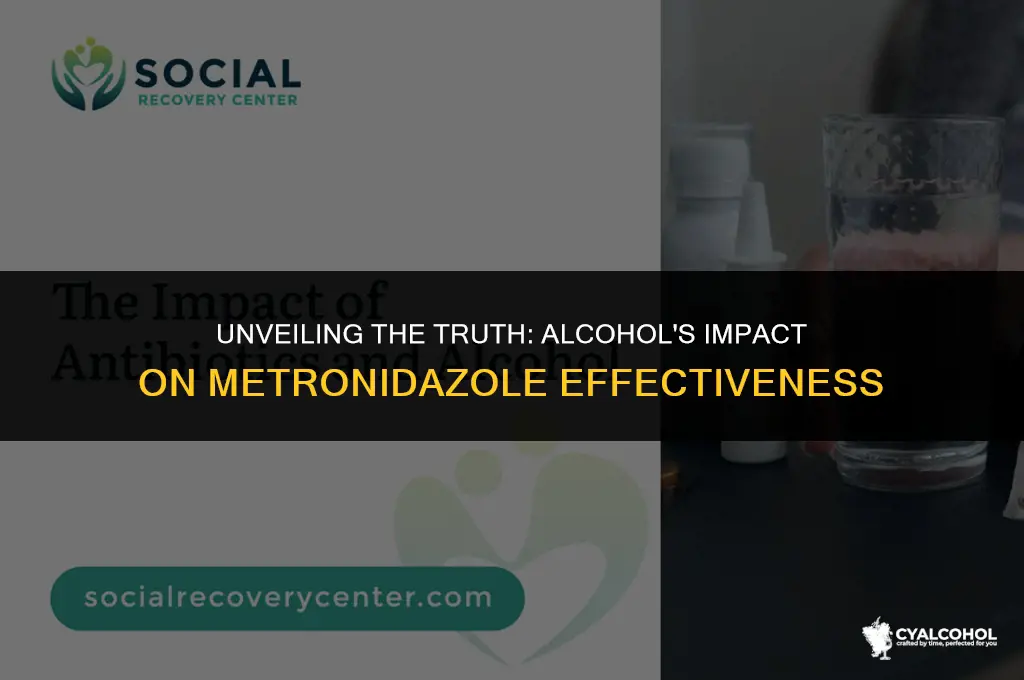 does alcohol interfere with metronidazole