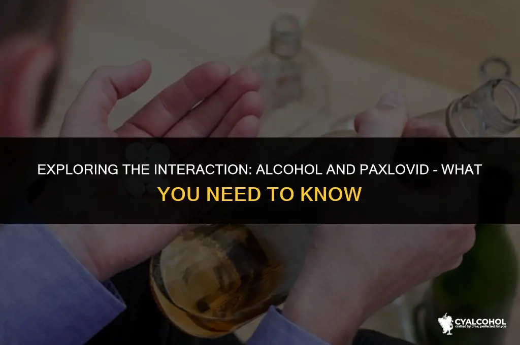 does alcohol interfere with paxlovid