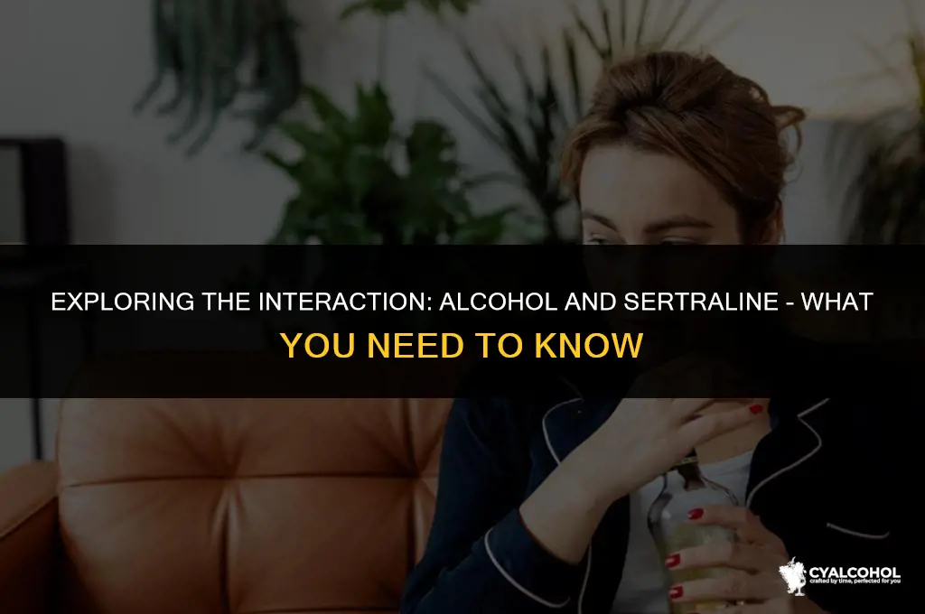 does alcohol interfere with sertraline
