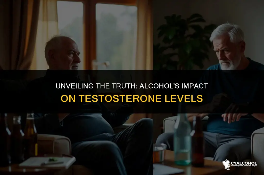 does alcohol interfere with testosterone