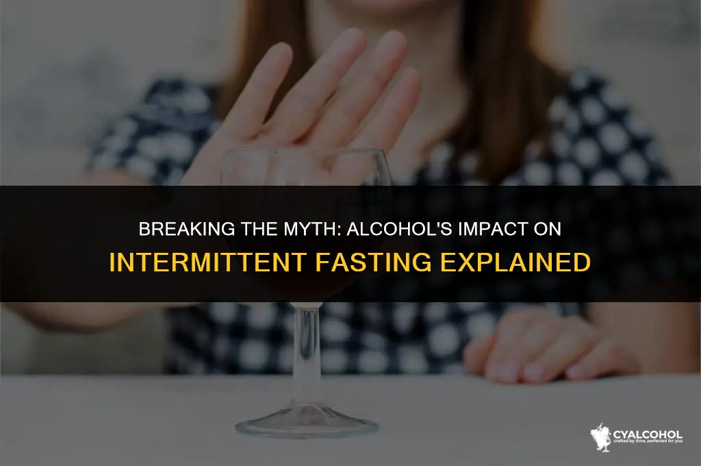 does alcohol interrupt intermittent fasting