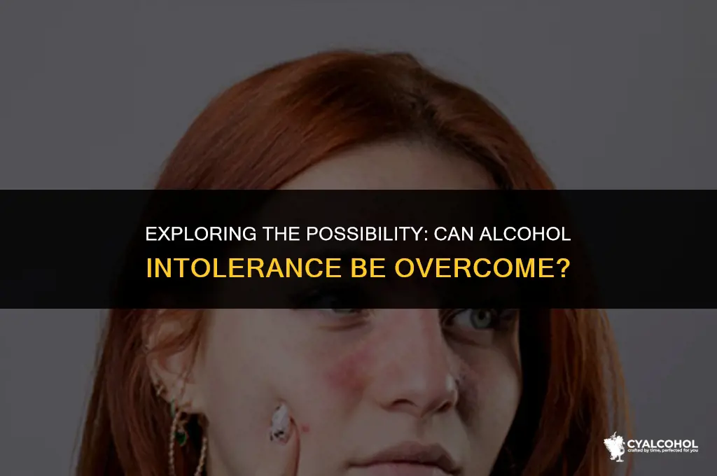 does alcohol intolerance go away
