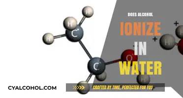 Exploring the Chemistry: Does Alcohol Ionize in Water?